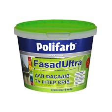 Водно-дисперсійна фарба Fasad Ultra (Фасад-ультра), Polifarb, 1,4 кг