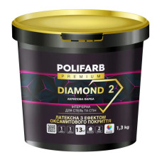 Фарба для стін Polifarb Diamond 2 біла 12.5 кг Фарба для стін Polifarb Diamond 2 біла 12.5 кг