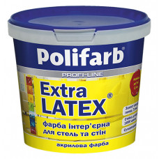 Фарба водоемульсія  Polifarb ЕкстраЛатекс, 1,4кг